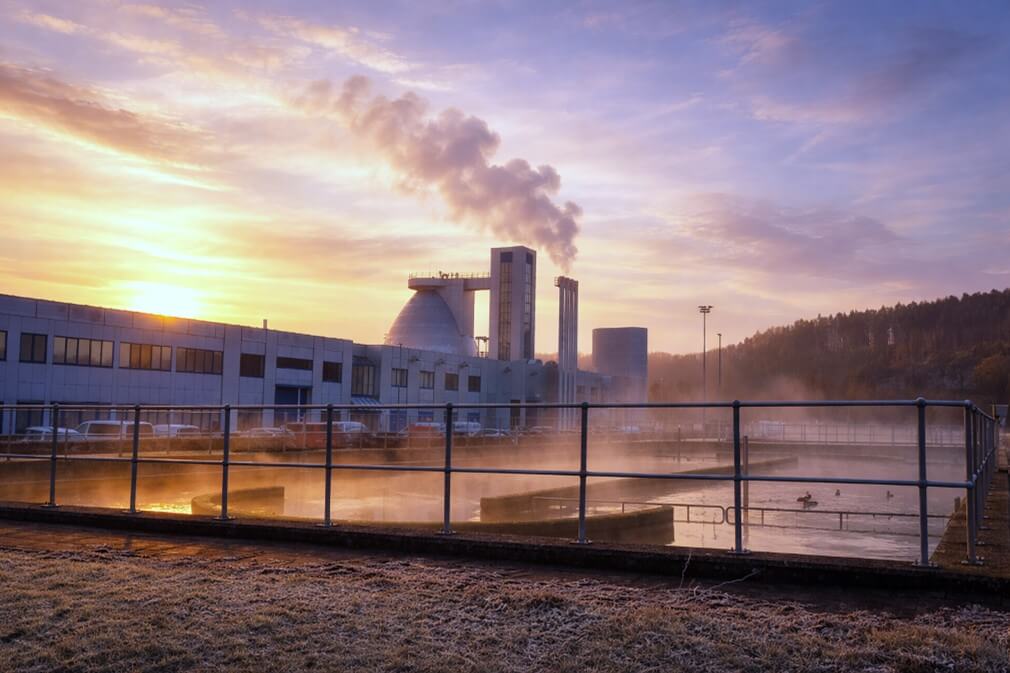 Klaeranlage_Sonnenaufgang Klaeranlage